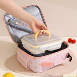 Sac isotherme repas enfant imperméable motif arc-en-ciel
