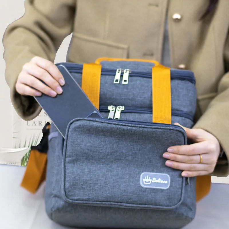 Sac isotherme repas grande capacité avec isolation thermique