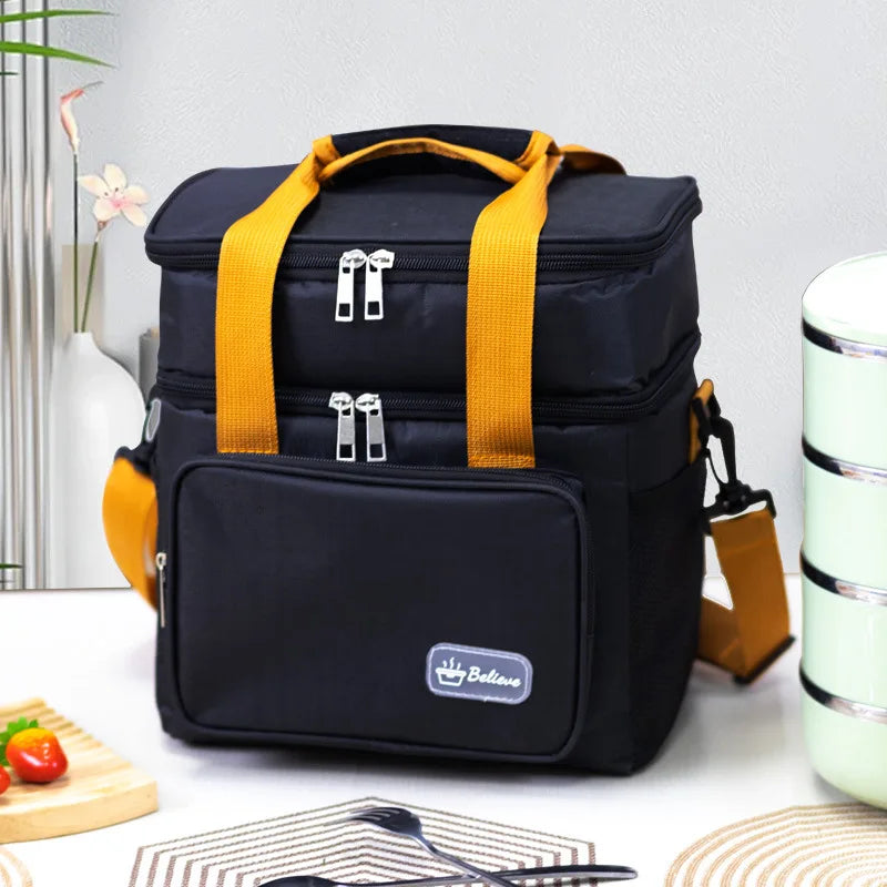 Sac isotherme repas grande capacité avec isolation thermique