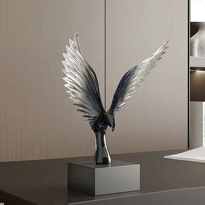 Escultura decorativa de lujo moderna para oficina