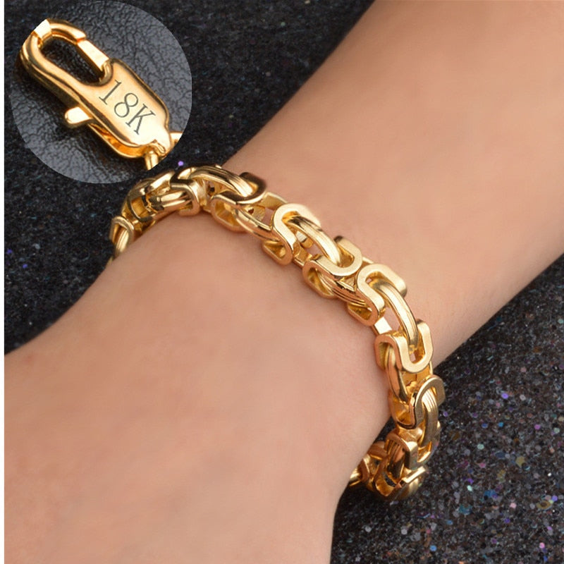 Bracelet en chaîne épaisse pour femmes
