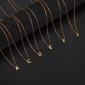 Collier personnalisé en acier avec Initiale pour femmes