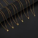 Collier personnalisé en acier avec Initiale pour femmes