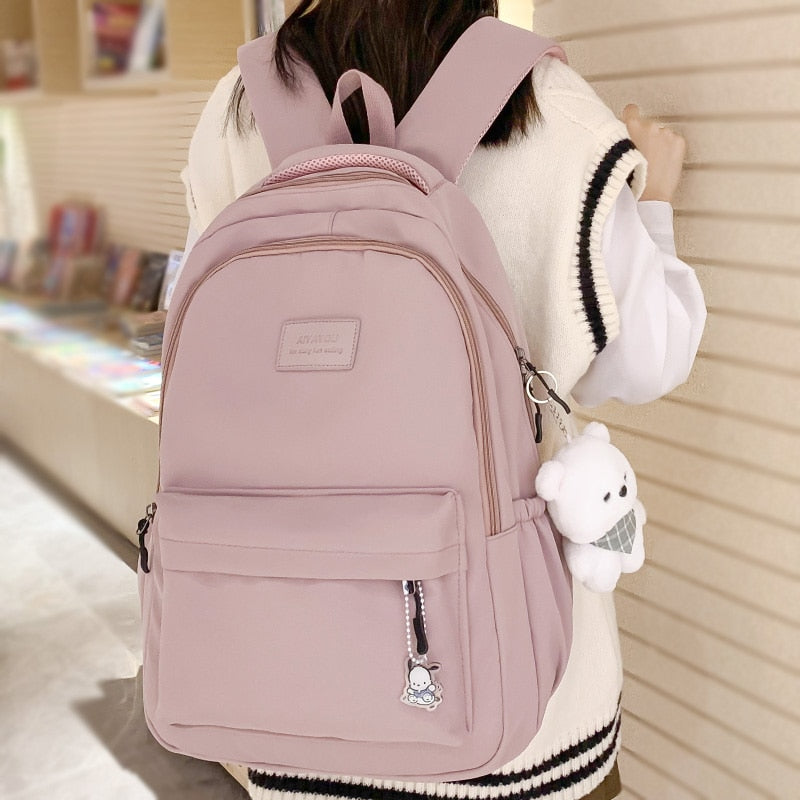Large fashion waterproof backpack for women